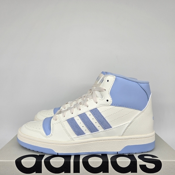adidas Shoes - New adidas Break Start Mid Cloud White Glow Blue Women's Shoes Size 7